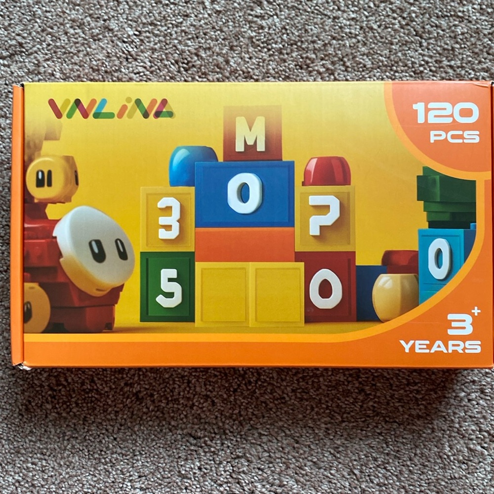 New VNLINA Kids Plastic Magnetic Building Cubes